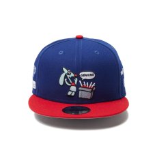 画像9: NEW ERA  9FIFTY SHINKNOWNSUKE FAT CUT PRESS ダークロイヤル スカーレットバイザー (9)