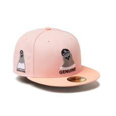 画像2: NEW ERA  59FIFTY SHINKNOWNSUKE ミスター ピンクルージュ/ペールローズ (2)