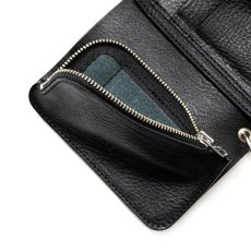 画像7: CALEE  STUDS LEATHER FLAP HALF WALLET (7)