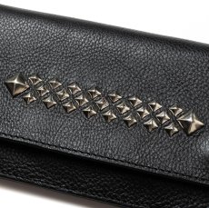 画像4: CALEE  STUDS LEATHER LONG WALLET (4)