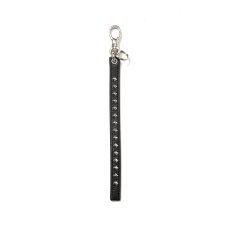 画像1: CALEE  STUDS LEATHER SHORT KEY RING (1)