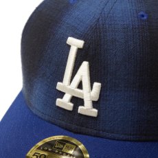 画像6: NEW ERA  LP 59FIFTY MLB Ombre Check ロサンゼルス・ドジャース (6)