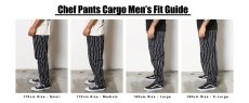 画像10: COOKMAN  Chef Cargo Pants Stripe (Black) (10)