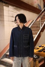 画像10: nonnative  WORKER JACKET COTTON 10oz DENIM RW (10)