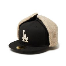 画像1: NEW ERA  59FIFTY Dog Ear ドッグイヤー ロサンゼルス・ドジャース ブラック (1)