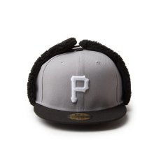 画像2: NEW ERA  59FIFTY Dog Ear ドッグイヤー ピッツバーグ・パイレーツ グレー ブラックバイザー (2)