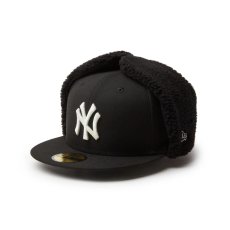 画像1: NEW ERA  59FIFTY Dog Ear ドッグイヤー ニューヨーク・ヤンキース ブラック (1)