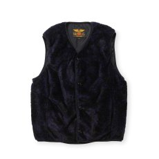 画像2: CALEE  NYLON RIP FLEECE WAIST COAT ＜SNAKE PATTERN＞ (2)