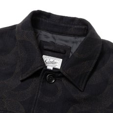 画像3: CALEE  JACQUARD HALF COAT ＜SNAKE PATTERN＞ (3)