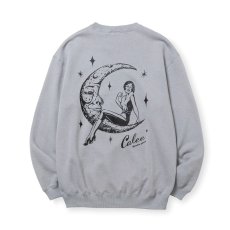 画像5: CALEE  SYNDICATE RETRO GIRL CREW NECK SW ＜NATURALLY PAINT DESIGN＞ (5)