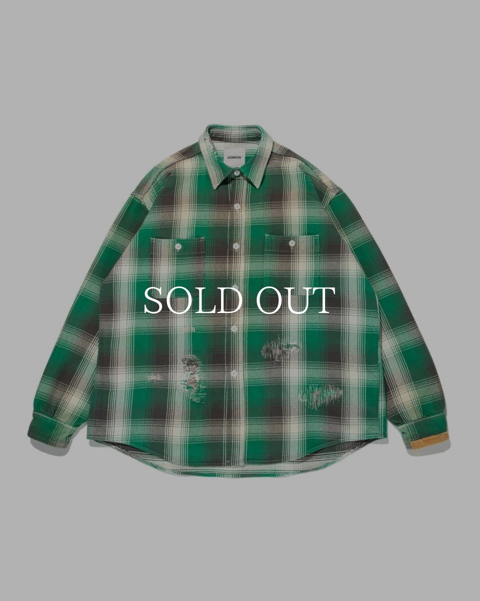 画像1: BOW WOW  HEAVY WEIGHT FLANNEL SHIRTS AGING (1)