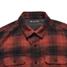 画像8: MINEDENIM  Distortion Ombre Check Flannel Over SH (8)