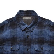 画像2: MINEDENIM  Distortion Ombre Check Flannel Over SH (2)