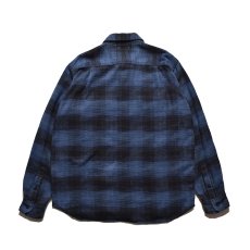 画像4: MINEDENIM  Distortion Ombre Check Flannel Over SH (4)