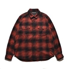 画像7: MINEDENIM  Distortion Ombre Check Flannel Over SH (7)