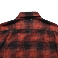 画像11: MINEDENIM  Distortion Ombre Check Flannel Over SH (11)