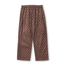 画像2: CALEE  ALLOVER PATTERN MICRO FLLECE WIDE RELAX PANTS (2)