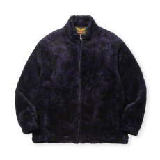 画像8: CALEE  NYLON RIP FLEECE TRACK TYPE JACKET ＜SNAKE PATTERN＞ (8)