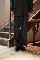 画像7: CALEE  ALLOVER PATTERN MICRO FLLECE WIDE RELAX PANTS (7)