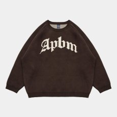 画像1: APPLEBUM  "APBM" Knit Sweater (1)