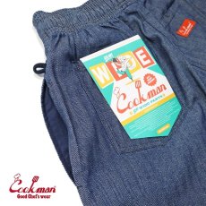 画像8: COOKMAN  シェフパンツ Chef Pants Semiwide Herringbone Denim Blue (8)