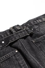 画像21: BOW WOW  30S BLACK DENIM PANTS REPAIRED (21)