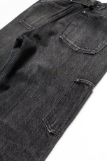 画像23: BOW WOW  30S BLACK DENIM PANTS REPAIRED (23)