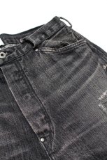 画像12: BOW WOW  30S BLACK DENIM PANTS REPAIRED (12)