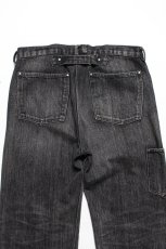 画像20: BOW WOW  30S BLACK DENIM PANTS REPAIRED (20)