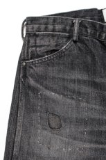 画像14: BOW WOW  30S BLACK DENIM PANTS REPAIRED (14)