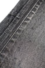 画像17: BOW WOW  30S BLACK DENIM PANTS REPAIRED (17)