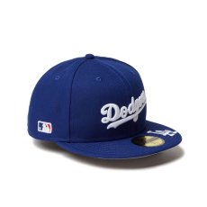 画像3: NEW ERA  59FIFTY MLB Visor Logo ロサンゼルス・ドジャース ダークロイヤル (3)