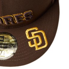 画像7: NEW ERA  59FIFTY MLB Visor Logo サンディエゴ・パドレス ウォルナット (7)