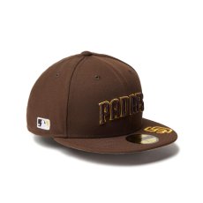 画像3: NEW ERA  59FIFTY MLB Visor Logo サンディエゴ・パドレス ウォルナット (3)