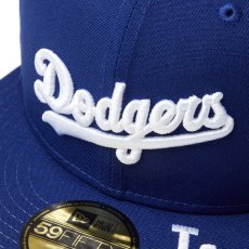 画像6: NEW ERA  59FIFTY MLB Visor Logo ロサンゼルス・ドジャース ダークロイヤル (6)