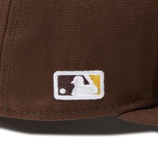 画像10: NEW ERA  59FIFTY MLB Visor Logo サンディエゴ・パドレス ウォルナット (10)