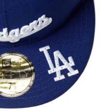 画像7: NEW ERA  59FIFTY MLB Visor Logo ロサンゼルス・ドジャース ダークロイヤル (7)