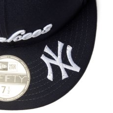 画像7: NEW ERA  59FIFTY MLB Visor Logo ニューヨーク・ヤンキース ネイビー (7)