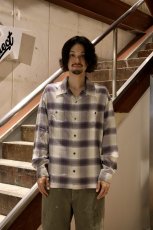 画像4: exodus  RAYON OMBRE CHECK SHIRT (4)