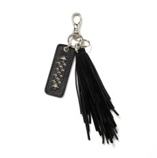 画像1: CALEE  LEATHER TASSEL KEY RING (1)