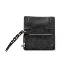 画像3: CALEE  PLANE LEATHER LONG WALLET ＜STUDS CHARM＞ (3)