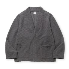 画像2: CALEE  UNEVEN FLLECE CARDIGAN (2)