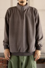 画像7: CALEE  UNEVEN FLLECE HALF ZIP SW (7)