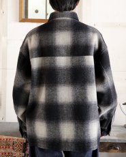 画像6: COOTIE   Ombre Check Wool CPO Jacket (6)