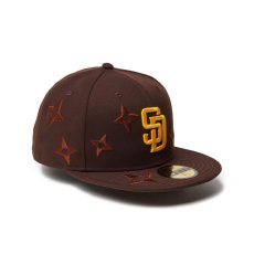 画像3: NEW ERA  59FIFTY MLB Flower Embroidery サンディエゴ・パドレス バーントウッド (3)