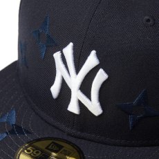 画像5: NEW ERA  59FIFTY MLB Flower Embroidery ニューヨーク・ヤンキース ネイビー (5)