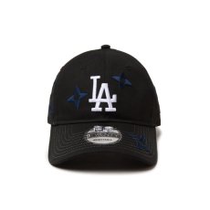 画像2: NEW ERA  9TWENTY MLB Flower Embroidery ロサンゼルス・ドジャース ブラック (2)