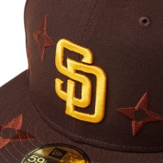 画像6: NEW ERA  59FIFTY MLB Flower Embroidery サンディエゴ・パドレス バーントウッド (6)