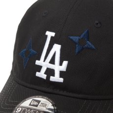 画像6: NEW ERA  9TWENTY MLB Flower Embroidery ロサンゼルス・ドジャース ブラック (6)