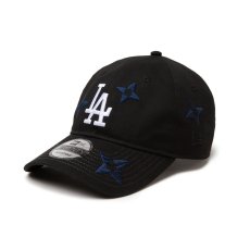 画像1: NEW ERA  9TWENTY MLB Flower Embroidery ロサンゼルス・ドジャース ブラック (1)